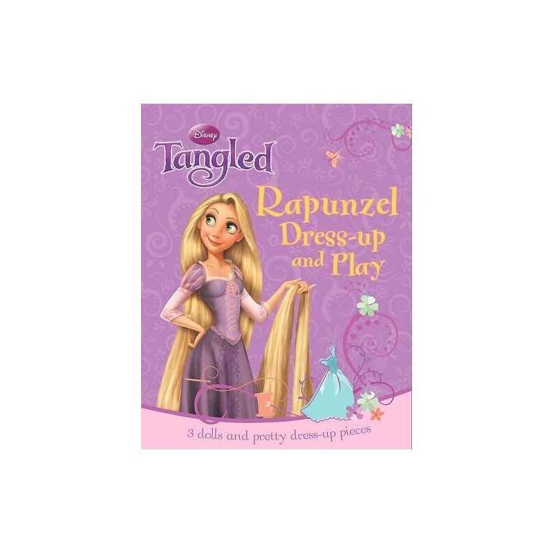 Disney Tangled Dress-Up Book Paperback Book