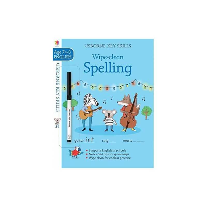 Wipe-clean Spelling 7-8 (Key Skills): 1 by Jane Bingham Book