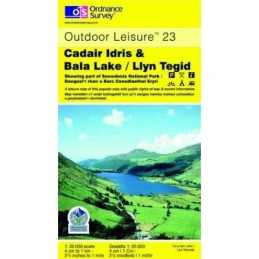 Cadair Idris and Bala Lake/Llyn Tegid (O... by Ordnance Survey Sheet map, folded