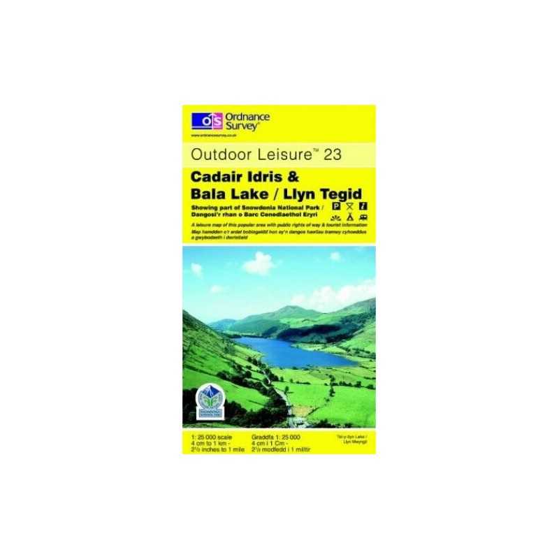 Cadair Idris and Bala Lake/Llyn Tegid (O... by Ordnance Survey Sheet map, folded