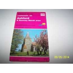 Landranger Maps: Ashford and Romney Mars... by Ordnance Survey Sheet map, folded