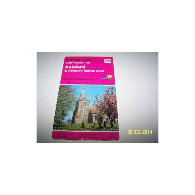 Landranger Maps: Ashford and Romney Mars... by Ordnance Survey Sheet map, folded