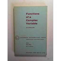Functions of a Complex Variable (Un..., Phillips, E. G.