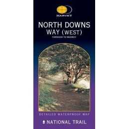 North Downs Way(West): Farnham to t..., Harvey Map Serv
