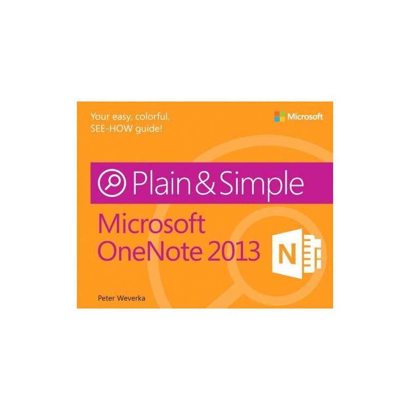 Microsoft OneNote 2013 Plain and Sim..., Weverka, Peter