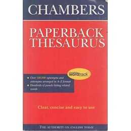 Chambers PB Thesaurus - Bestsell ed Paperback Book