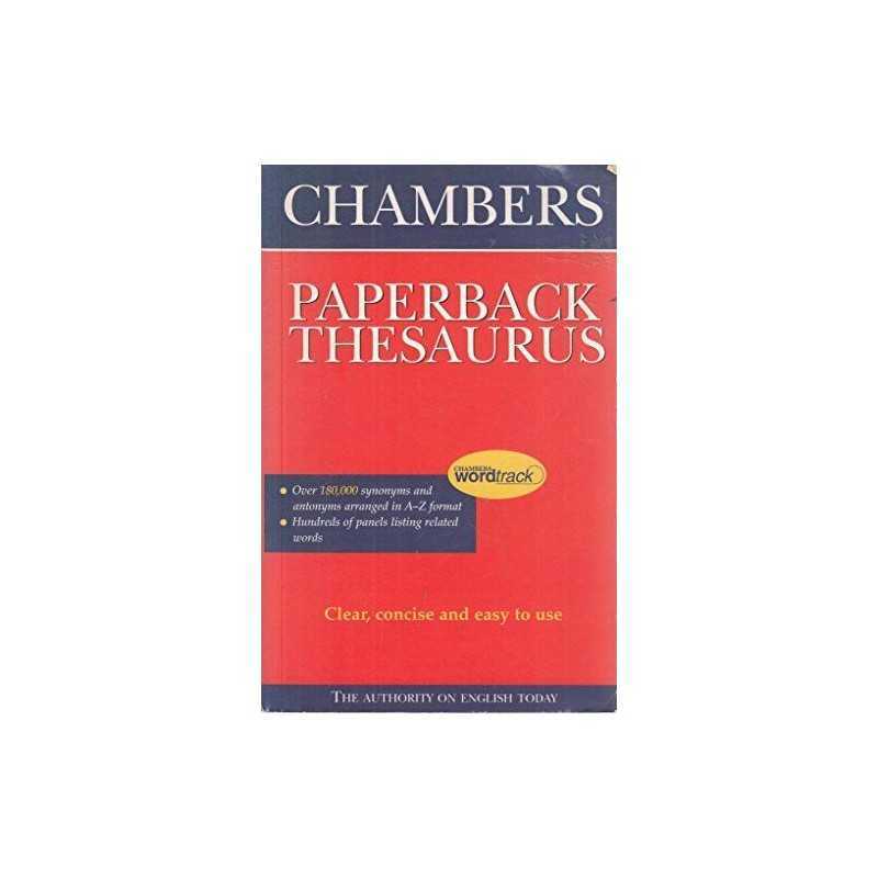 Chambers PB Thesaurus - Bestsell ed Paperback Book