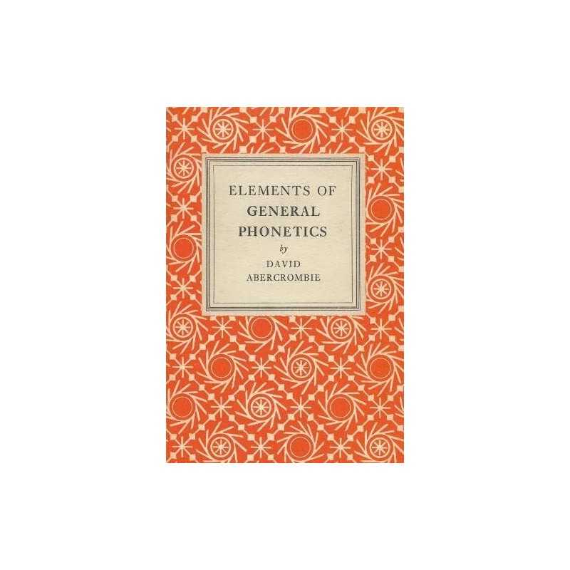 Elements of General Phonetics by Abercrombie, David Paperback Book