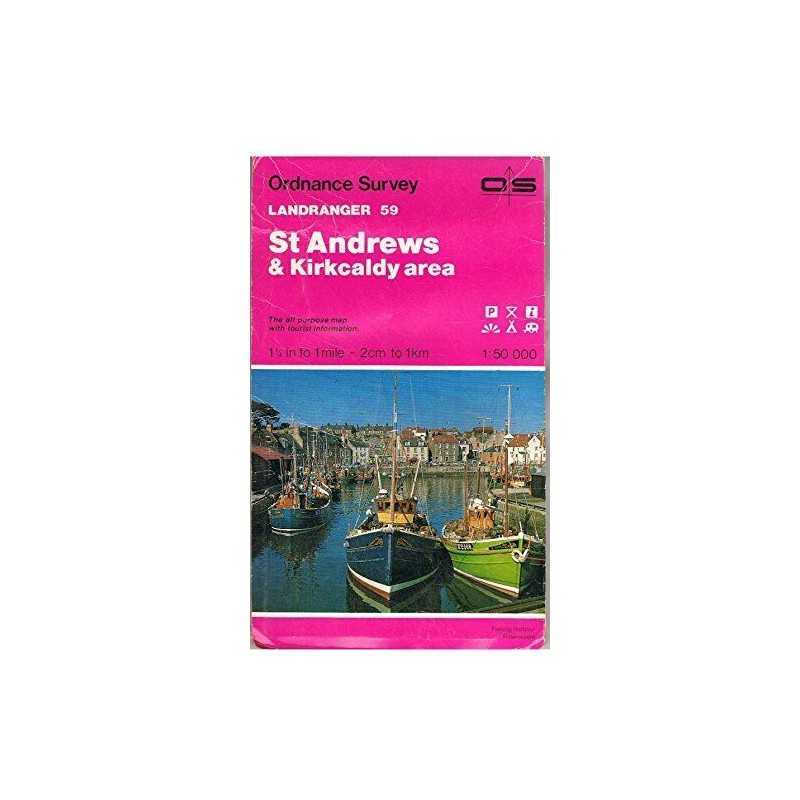 Landranger Maps: St.Andrews and Kirkcald... by Ordnance Survey Sheet map, folded