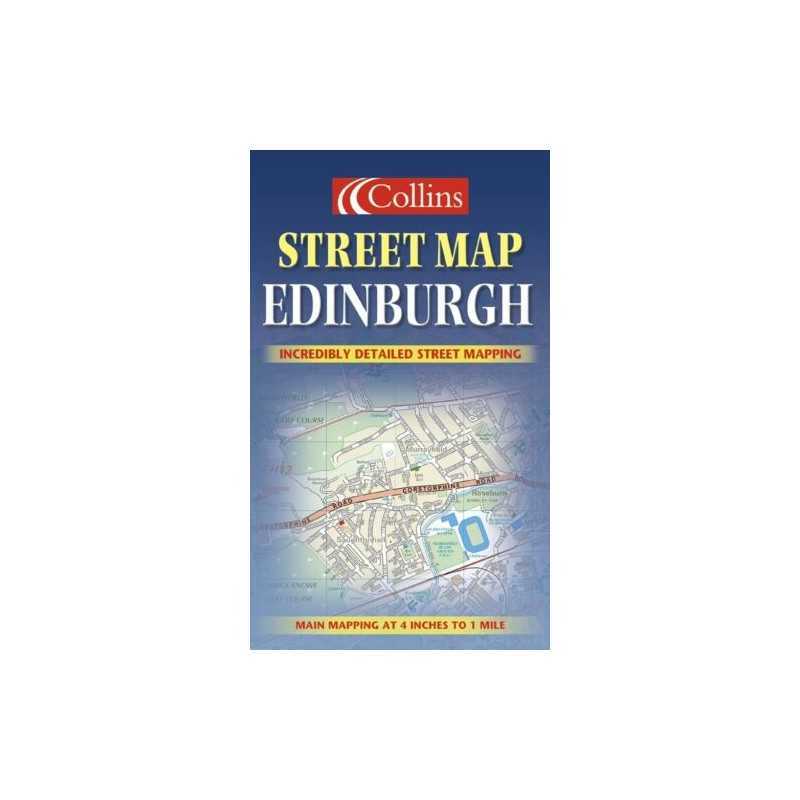 Edinburgh Colour Street Map by Collectif Sheet map, folded Book  Fast