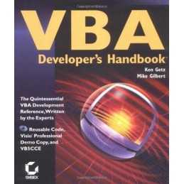 VBA Developer?s Handbook +CD (Paper Only), Getz, K