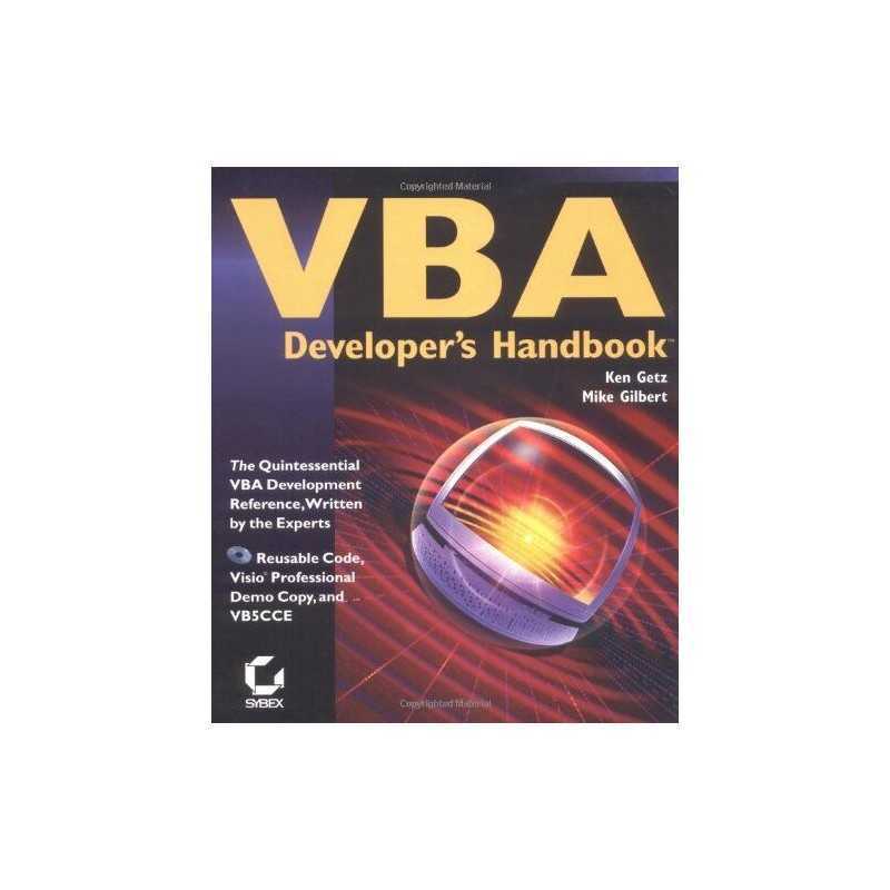 VBA Developer?s Handbook +CD (Paper Only), Getz, K