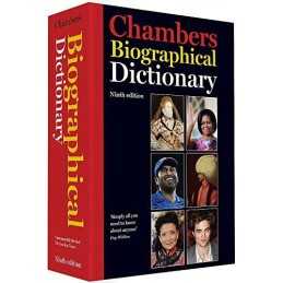 Chambers Biographical Dictionary, 9th edition by Chambers Book  Fast