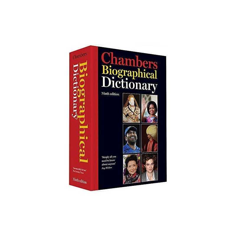 Chambers Biographical Dictionary, 9th edition by Chambers Book  Fast