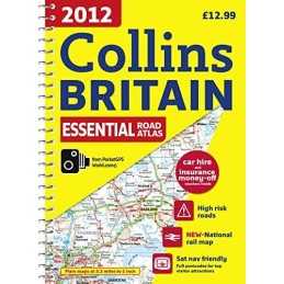 2012 Collins Essential Road Atlas Britain (Interna... by Collins Uk Spiral bound