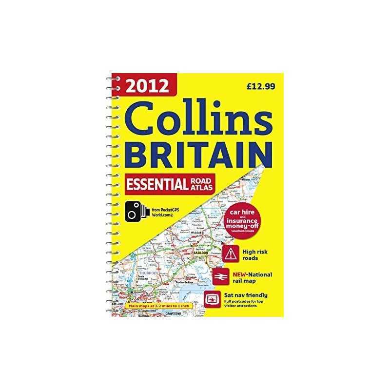 2012 Collins Essential Road Atlas Britain (Interna... by Collins Uk Spiral bound