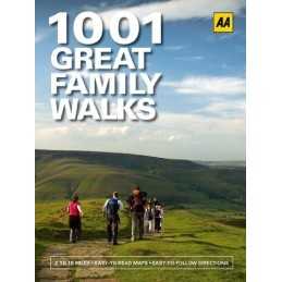 1001 Family Walks (AA 1001 Series) by AA Publishing Paperback Book