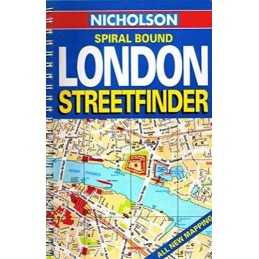 Nicholson London Streetfinder by Nicholson Spiral bound Book