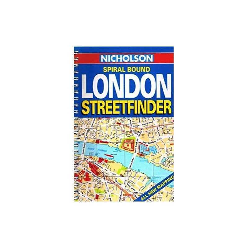 Nicholson London Streetfinder by Nicholson Spiral bound Book