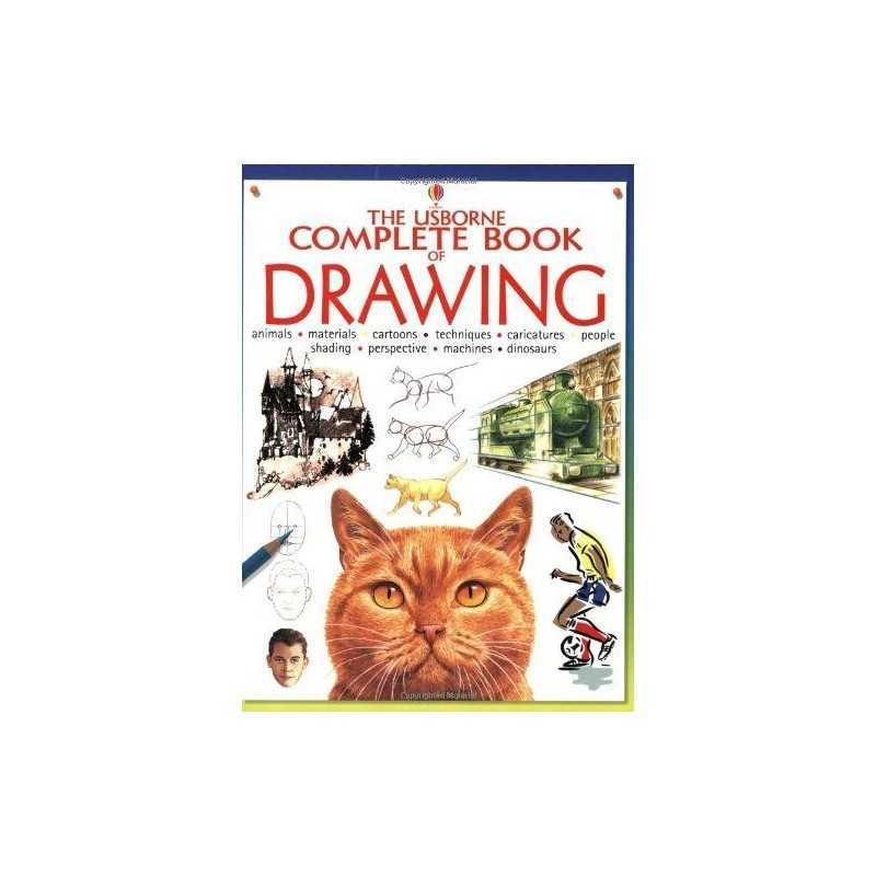 Usborne Complete Book of Drawing (Usborne Activity Books) Paperback Book The
