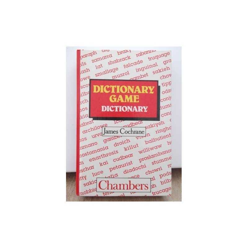 Chambers Dictionary Game Dictionary Hardback Book