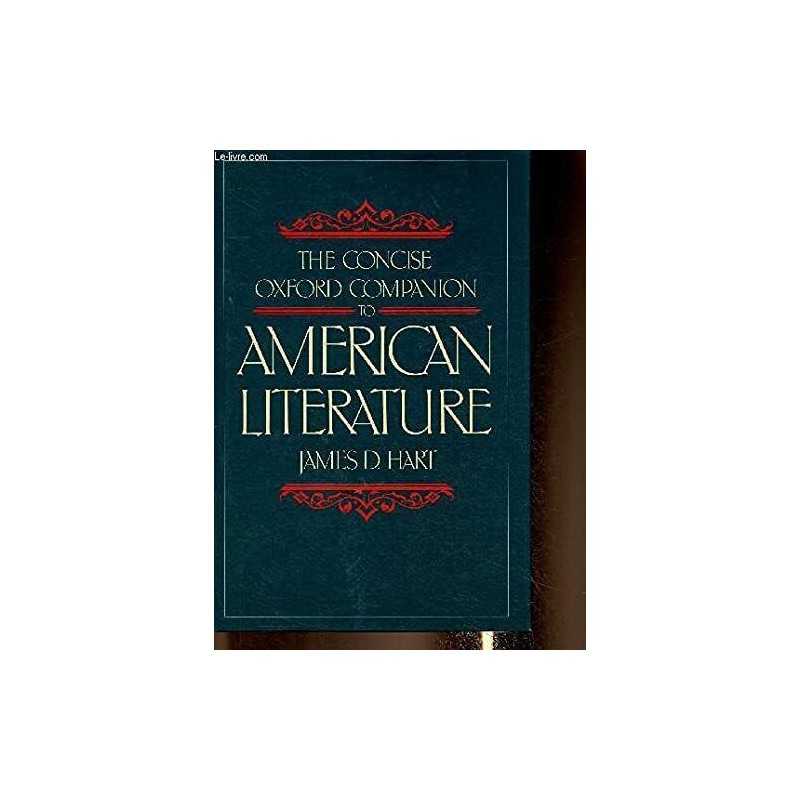 The Concise Oxford Companion to American Literature Hardback Book  Fast