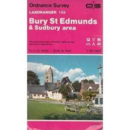 Landranger Maps: Bury St.Edmunds and Sud... by Ordnance Survey Sheet map, folded
