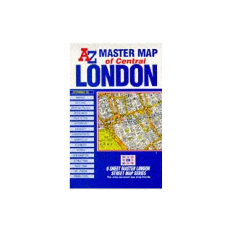 Centre Section (London Street Maps) by Geographers A-Z Map Co Sheet map, folded