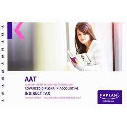 AAT Indirect Tax FA2016 - Pocket Notes (Aat Pocket Notes Aq2016) Book