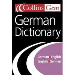 German Dictionary (Collins Gem) by Harpercollins Publishers Paperback Book The