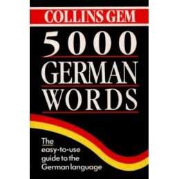 Collins GEM 5000 German Words (Collins Gems) Paperback Book