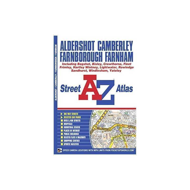 Aldershot Street Atlas by Geographers A-Z Map Company Paperback Book