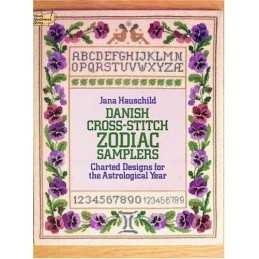 Danish Cross-stitch Zodiac Samplers: Charted Des... by Hauschild, Jana Paperback