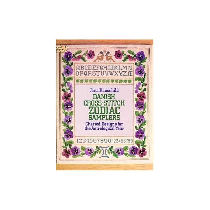 Danish Cross-stitch Zodiac Samplers: Charted Des... by Hauschild, Jana Paperback