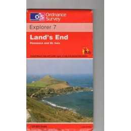 Lands End, Penzance and St.Ives (OS Exp... by Ordnance Survey Sheet map, folded