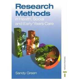 Research Methods in Health Social and Early Years C... by Green, Sandy Paperback