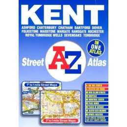 A-Z Kent Street Atlas by Great Britain Spiral bound Book
