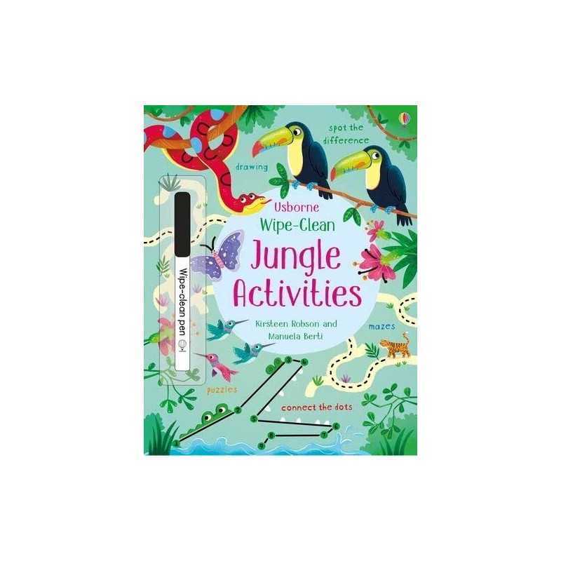 Wipe-Clean Jungle Activities (Wipe-clean Activities): 1 by Kirsteen Robson Book