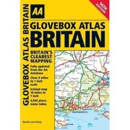 AA Glovebox Atlas Britain (Road Atlas) by AA Publishing Book