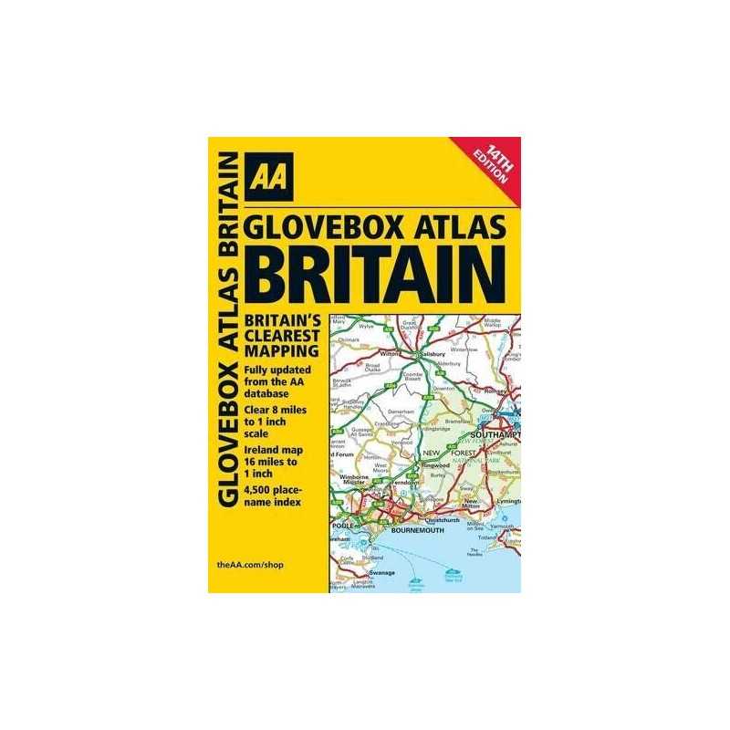 AA Glovebox Atlas Britain (Road Atlas) by AA Publishing Book