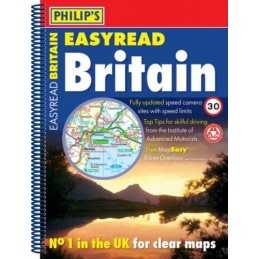 Philips EasyRead Britain: Spiral A4 ..., Philips Maps