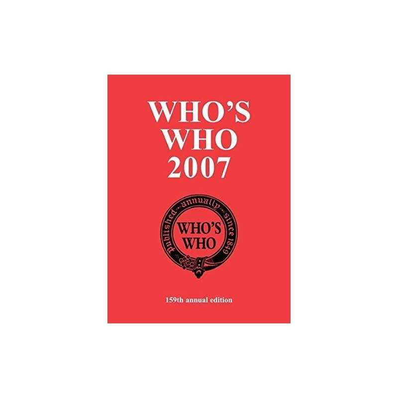 Whos Who 2007 by A & C Black Book