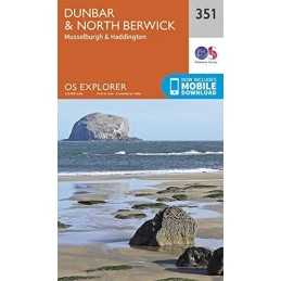 Dunbar & North Berwick Map | Mussel..., Ordnance Survey
