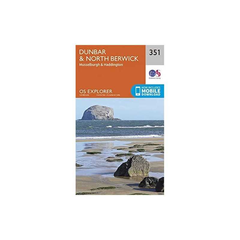 Dunbar & North Berwick Map | Mussel..., Ordnance Survey