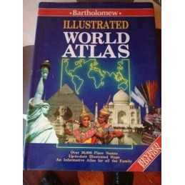 Illustrated World Atlas by John Bartholomew & Son Hardback Book  Fast