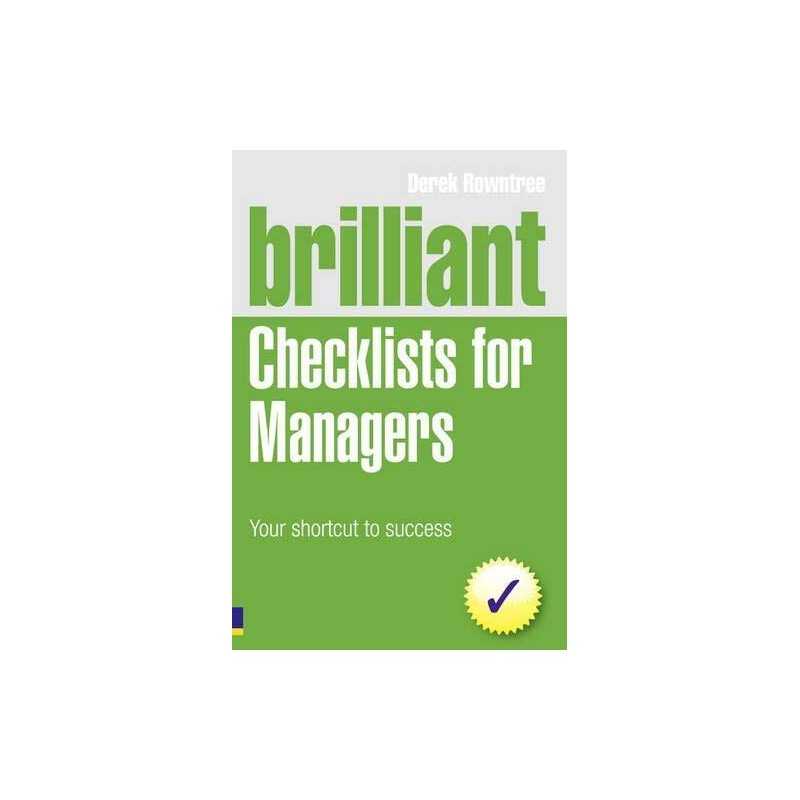 Brilliant Checklists for Managers: Your shortcut... by Rowntree, Derek Paperback