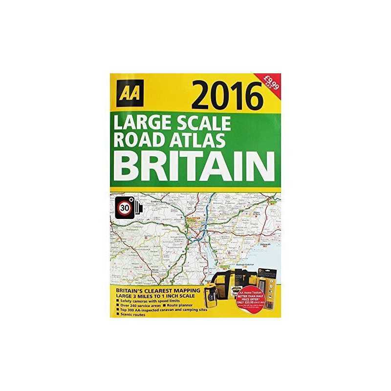 Large Scale Atlas Britain 2016 by Not Known Book