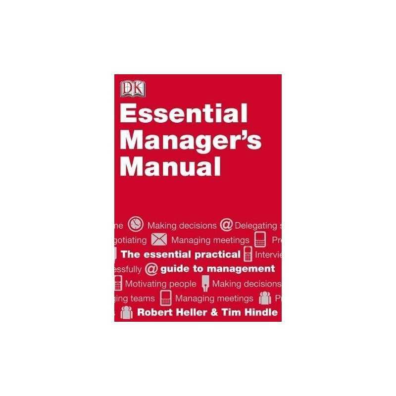 Essential Managers Manual by Hindle, Tim Hardback Book
