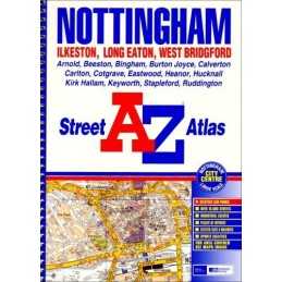 A-Z Nottingham Atlas by Geographers A-Z Map Company Spiral bound Book