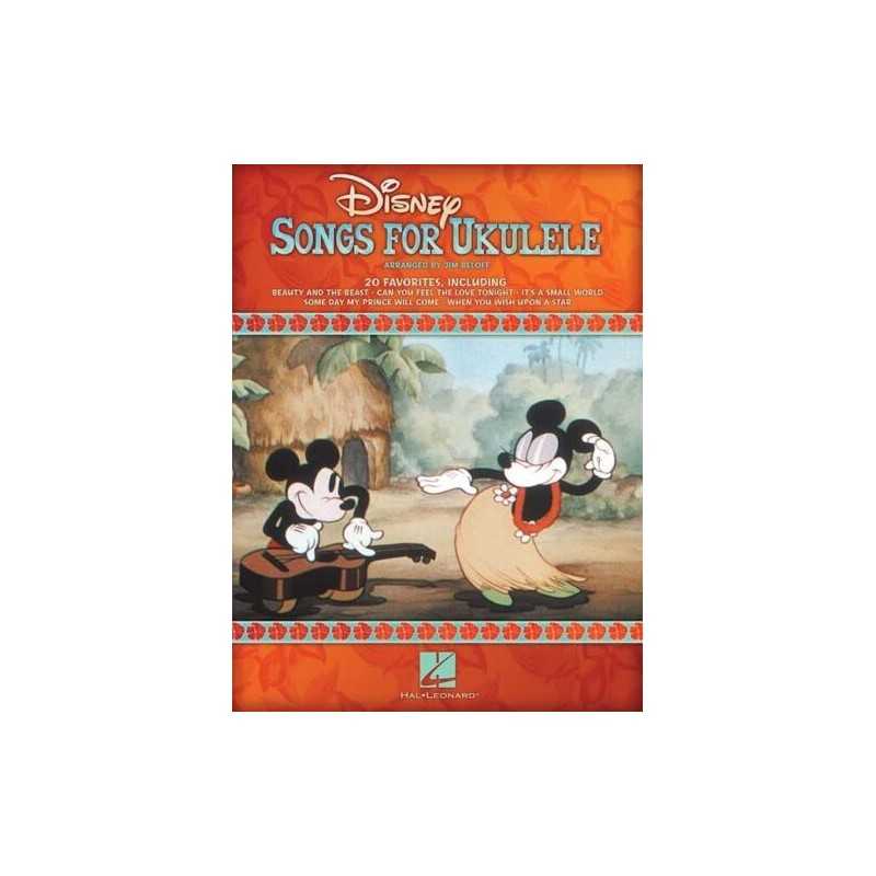 Disney Songs For Ukulele Book by VARIOUS Book
